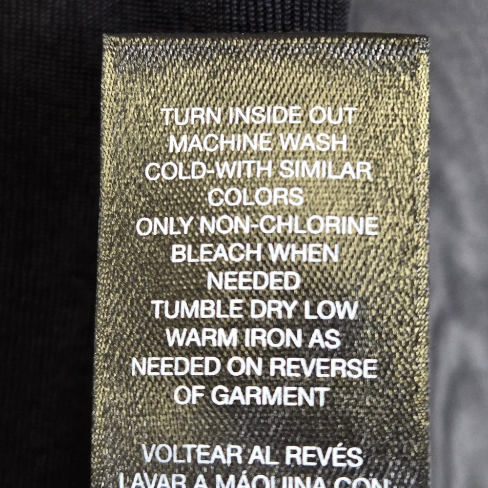 Travelers By Chico's Classic Hardware Lace Up V- Neck Top, Black, Size 1, Medium - Picture 6 of 13